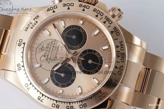 MiroTime 0309 Sporty Daytona 116505 QF 1:1 Best Edition RG Dial on RG Bracelet SA4130 V 1755